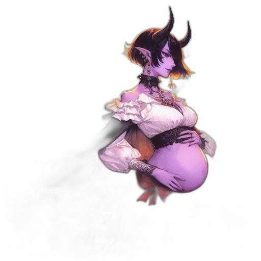 staff, dress, creature, dragon transparent PNG cut-out