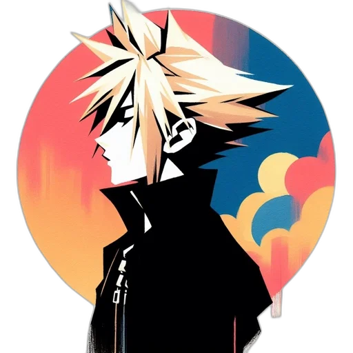 jacket, mask, staff, face transparent PNG cut-out