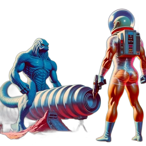 creature, concept art, fantasy art, comic book art transparent PNG cut-out