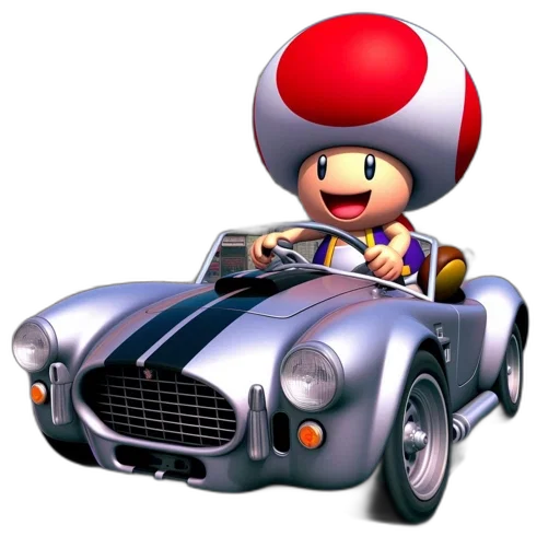 car, hat, 3d render, concept art transparent PNG cut-out