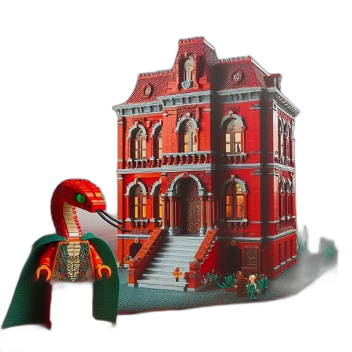 building, 3d render, concept art, lego transparent PNG cut-out