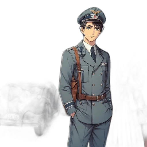 staff, concept art, anime, cartoon transparent PNG cut-out