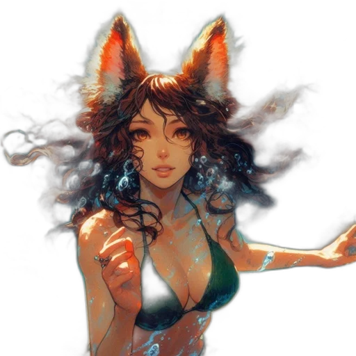 dress, staff, fantasy art, concept art transparent PNG cut-out