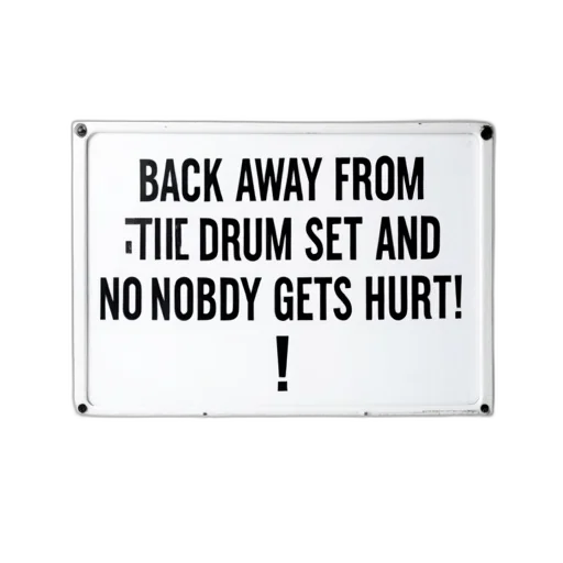 white, rectangular, sign, black transparent PNG cut-out