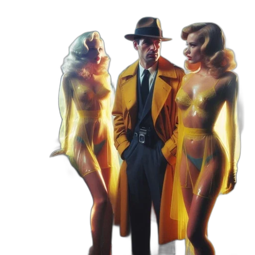 jacket, concept art, comic book art, cyberpunk transparent PNG cut-out