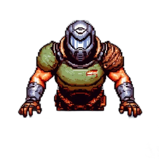 robot, mask, weapon, creature transparent PNG cut-out