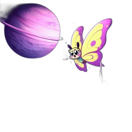 staff, flower, creature, animal transparent PNG cut-out
