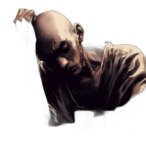 face, creature, mask, staff transparent PNG cut-out