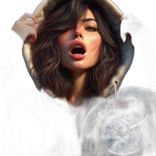 face, jacket, dress, mask transparent PNG cut-out