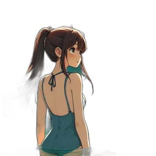 dress, creature, watercolor, anime transparent PNG cut-out