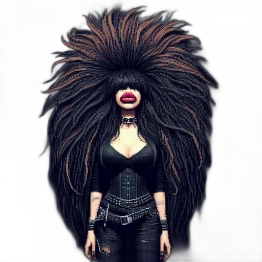 hair, creature, mask, animal transparent PNG cut-out