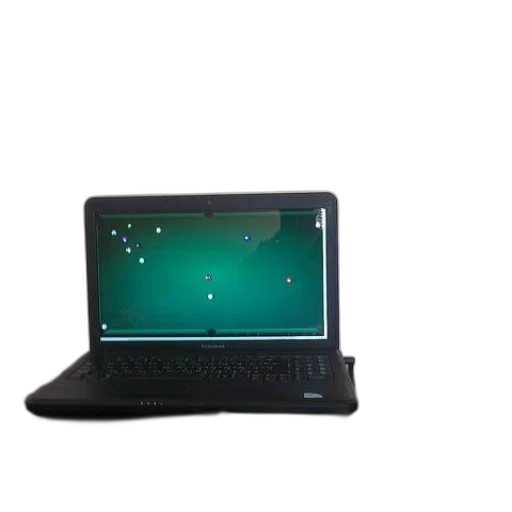 staff, 3d render, black, laptop transparent PNG cut-out