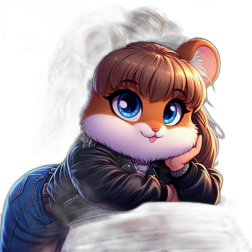jacket, animal, watercolor, concept art transparent PNG cut-out