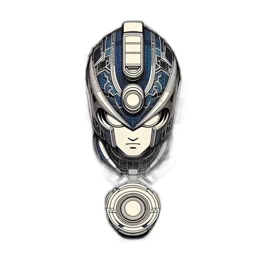 jewelry, mask, robot, face transparent PNG cut-out