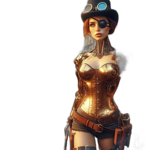 hat, concept art, fantasy art, 3d render transparent PNG cut-out