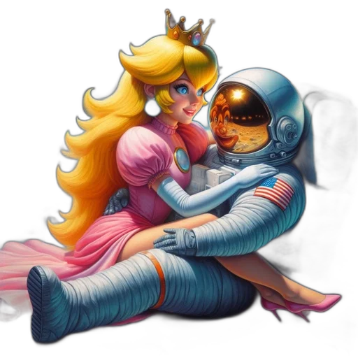 robot, crown, dress, concept art transparent PNG cut-out