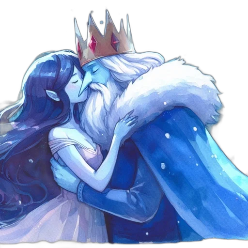 crown, watercolor, concept art, fantasy art transparent PNG cut-out