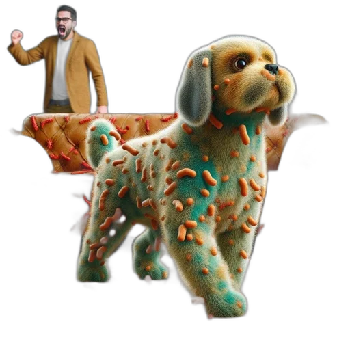 creature, animal, jacket, 3d render transparent PNG cut-out