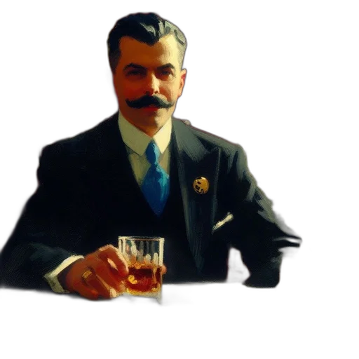 staff, face, jacket, bottle transparent PNG cut-out