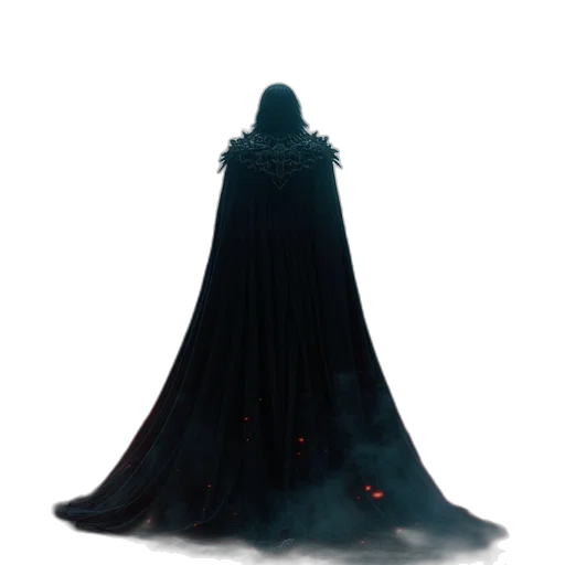 dress, jacket, sword, staff transparent PNG cut-out