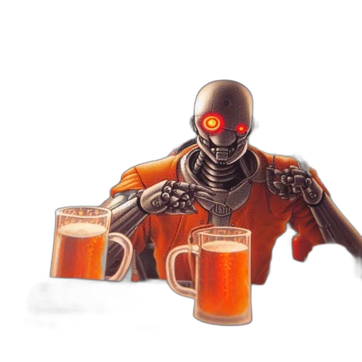 robot, weapon, jacket, concept art transparent PNG cut-out