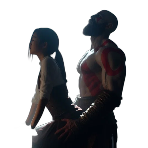 robot, concept art, 3d render, cyberpunk transparent PNG cut-out