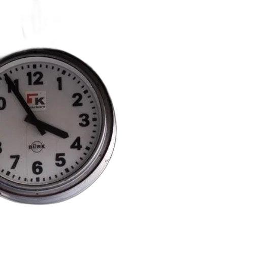 3d render, round, clock, time transparent PNG cut-out
