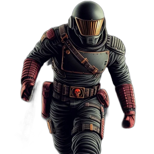 robot, concept art, 3d render, comic book art transparent PNG cut-out