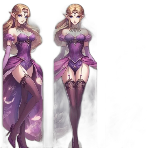 dress, concept art, fantasy art, pixel art transparent PNG cut-out