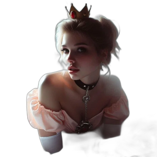 crown, dress, jewelry, staff transparent PNG cut-out