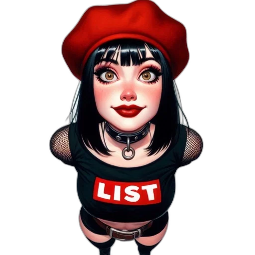 hat, dress, staff, jewelry transparent PNG cut-out