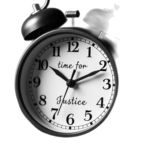 black, white, clock, word transparent PNG cut-out