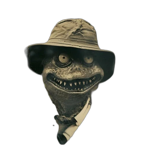 hat, mask, staff, weapon transparent PNG cut-out