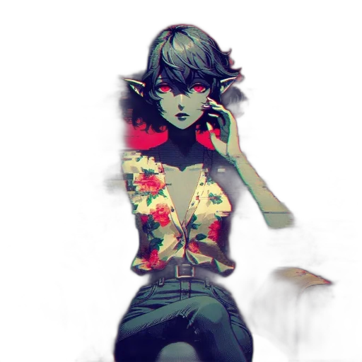 mask, flower, creature, dress transparent PNG cut-out