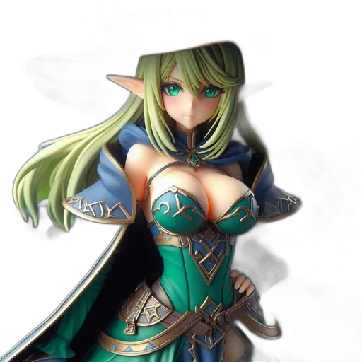 dress, sword, dragon, staff transparent PNG cut-out