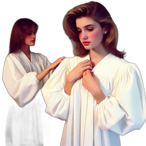 dress, jacket, vaporwave, photorealistic transparent PNG cut-out