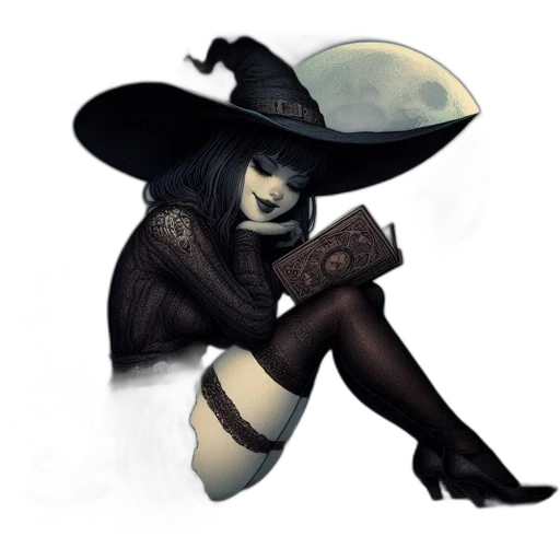 hat, mask, staff, creature transparent PNG cut-out