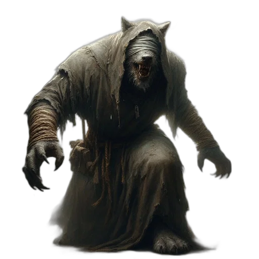 creature, mask, staff, animal transparent PNG cut-out