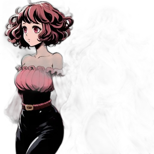 dress, staff, flower, mask transparent PNG cut-out