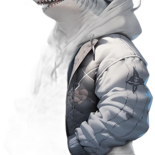 mask, creature, dragon, jacket transparent PNG cut-out