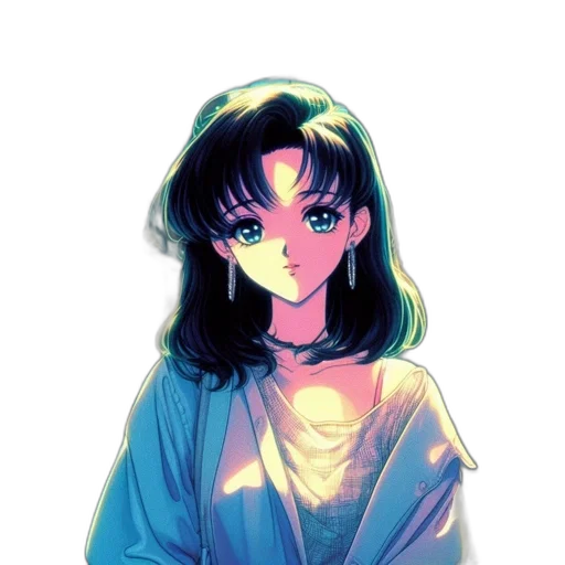 dress, face, jacket, robot transparent PNG cut-out