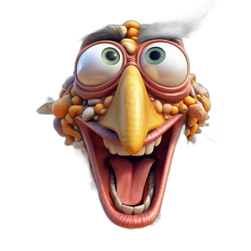 face, mask, staff, food transparent PNG cut-out
