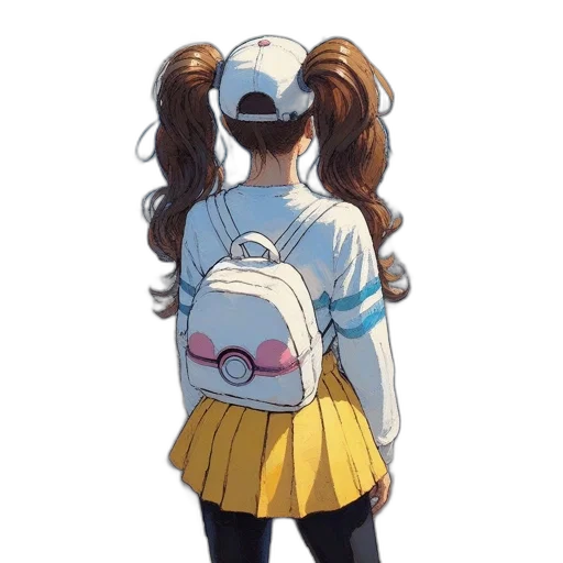 jacket, dress, hat, creature transparent PNG cut-out