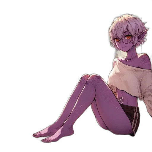 creature, staff, jacket, weapon transparent PNG cut-out