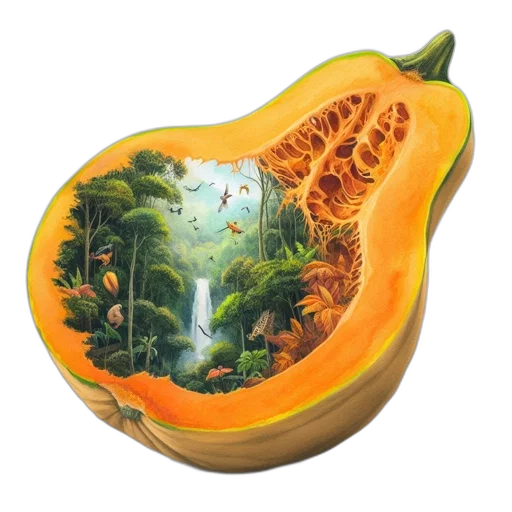 food, animal, photorealistic, concept art transparent PNG cut-out