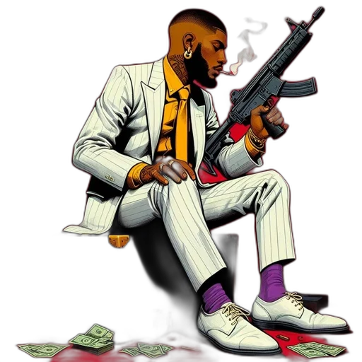 concept art, cartoon, comic book art, pixel art transparent PNG cut-out
