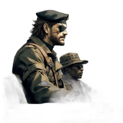 hat, weapon, face, concept art transparent PNG cut-out