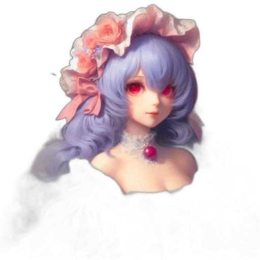 crown, face, flower, dress transparent PNG cut-out