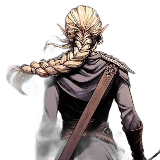 staff, sword, hair, weapon transparent PNG cut-out