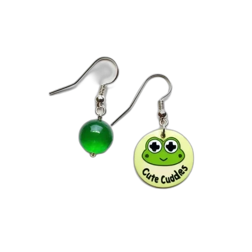 jewelry, staff, green, pair transparent PNG cut-out